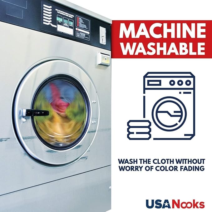USANOOKS Premium 300GSM Microfiber Cleaning Cloth - 12.5"x12.5" High Performance - 1200 Washes, Ultra Absorbent Microfiber Towels for Cars Undercarriage, Rims & Engine Bay Cleaning - Microfiber Cloth