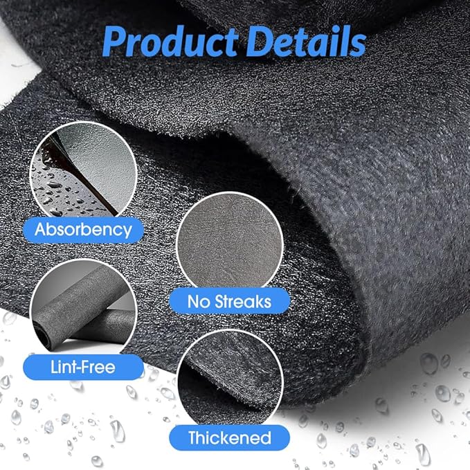Multifunctional Magic Cloth, Reusable Thickened Magical Cleaning Cloth, Streak Free Magical Microfiber Cleaning Cloth, Suitable for Glass,Window, Kitchen, Cars (10PC)