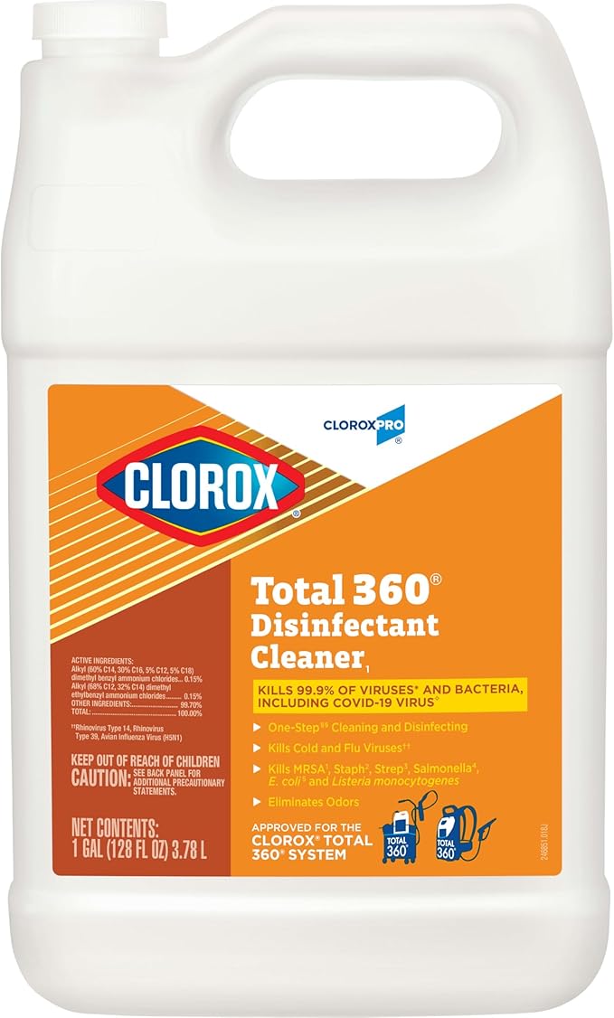 CloroxPro™ Clorox Total 360® Disinfectant Cleaner, 128 Ounces