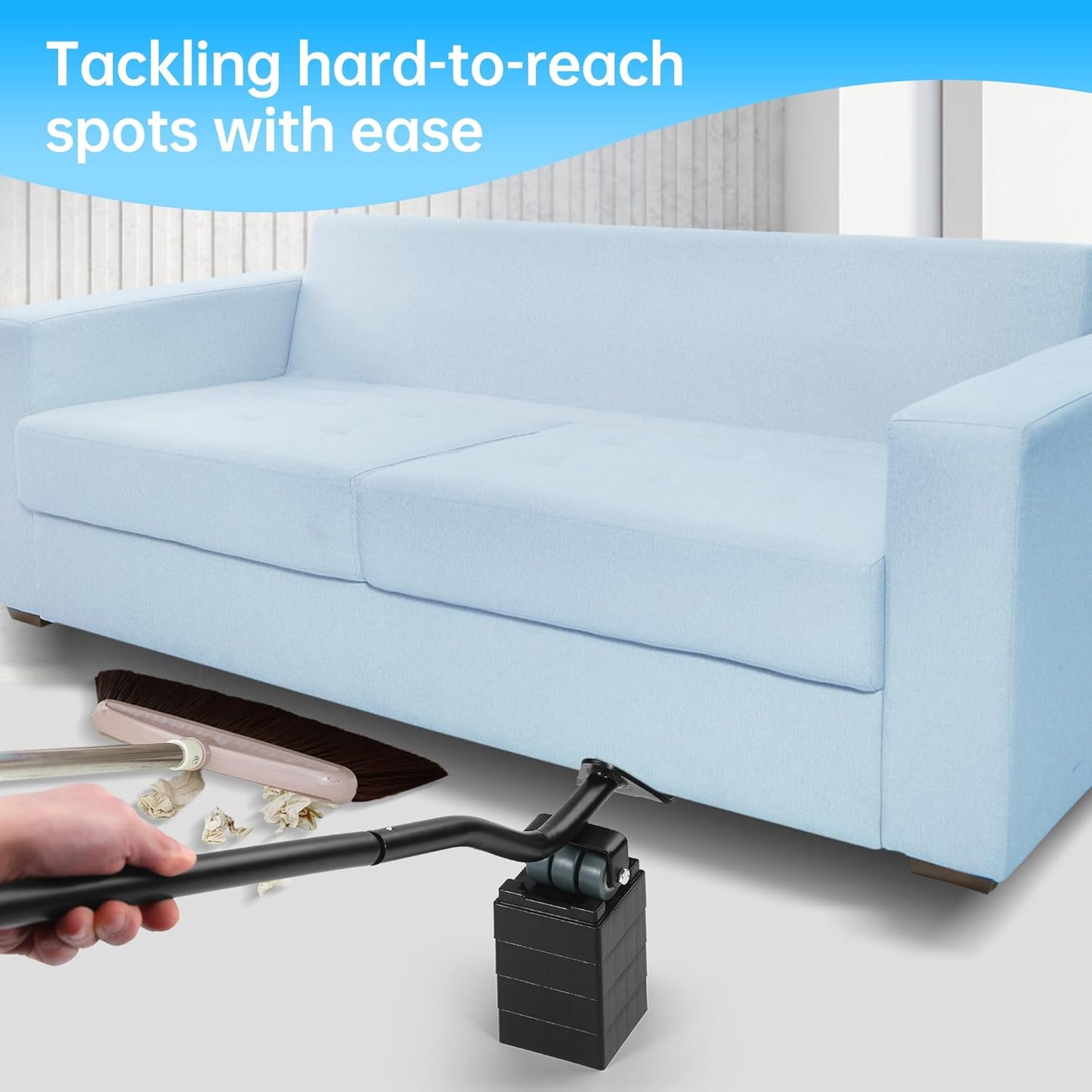 Furniture Lifter Tool, Appliance Lifter, Save 80% Effort, Lift Up to 400 Pounds Heavy Items, Furniture Lifter Jack for Heavy Furniture Appliance, Safely and Easily Lifting Furniture and Appliances