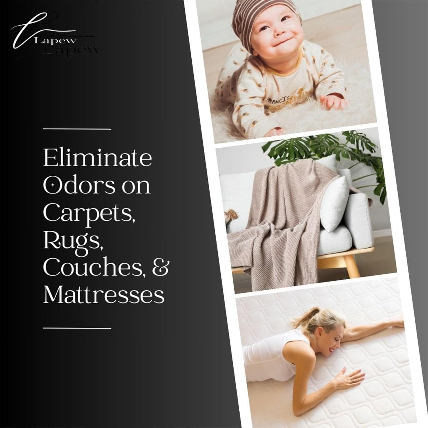 Seduction Carpet Freshener Powder: Powerful Odor Eliminator for Home, Upholstery Deodorizer, Carpet Deodorizer, Pet Urine, Cat Litter Box - Endless Weekend Fragrance