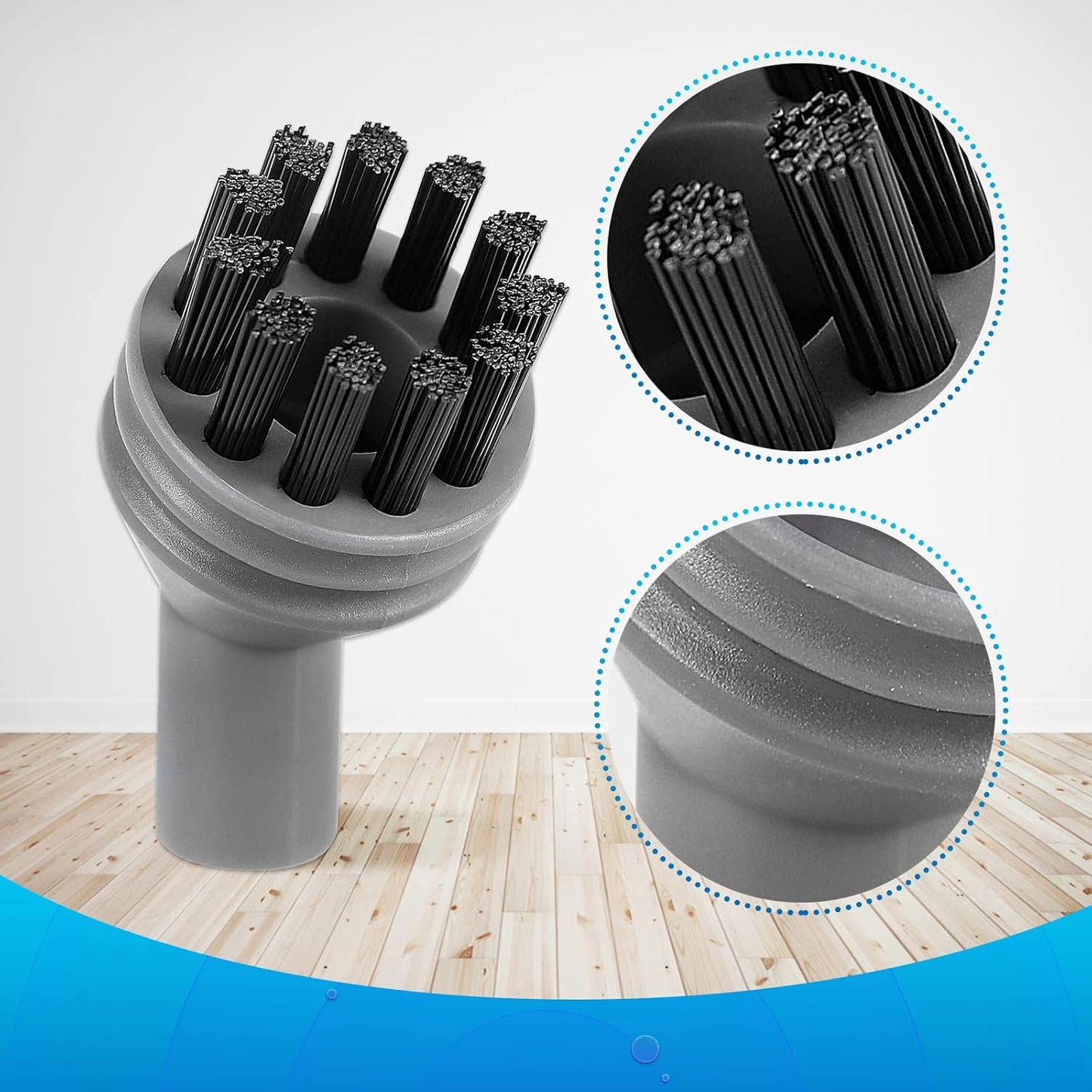 KEEPOW Steam Shot Attachments Compatible with Bissell SteamShot Hard Surface Steam Cleaner 39N7V 39N7A 2994B, Replacement Parts Accessories (6 Pack)