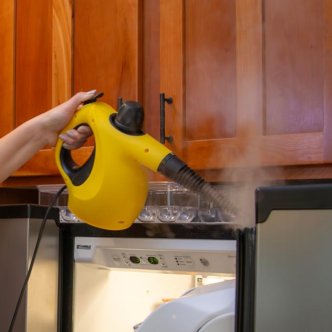 Wagner 2460111 505e Handheld Steam Cleaner, Multi-purpose Steamer, 11 Attachments, Chemical-Free Cleaning, Pet and Kid Safe