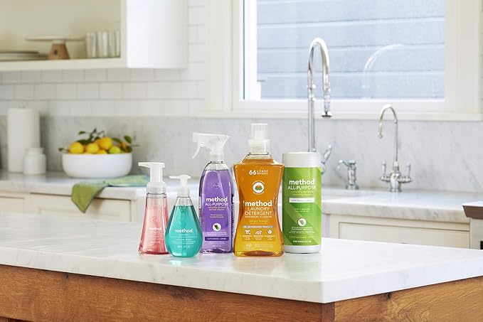 Method All-Purpose Cleaner Spray, French Lavender, Perfect for Most Counters, Tiles and More, 28 Fl Oz, (Pack of 2)