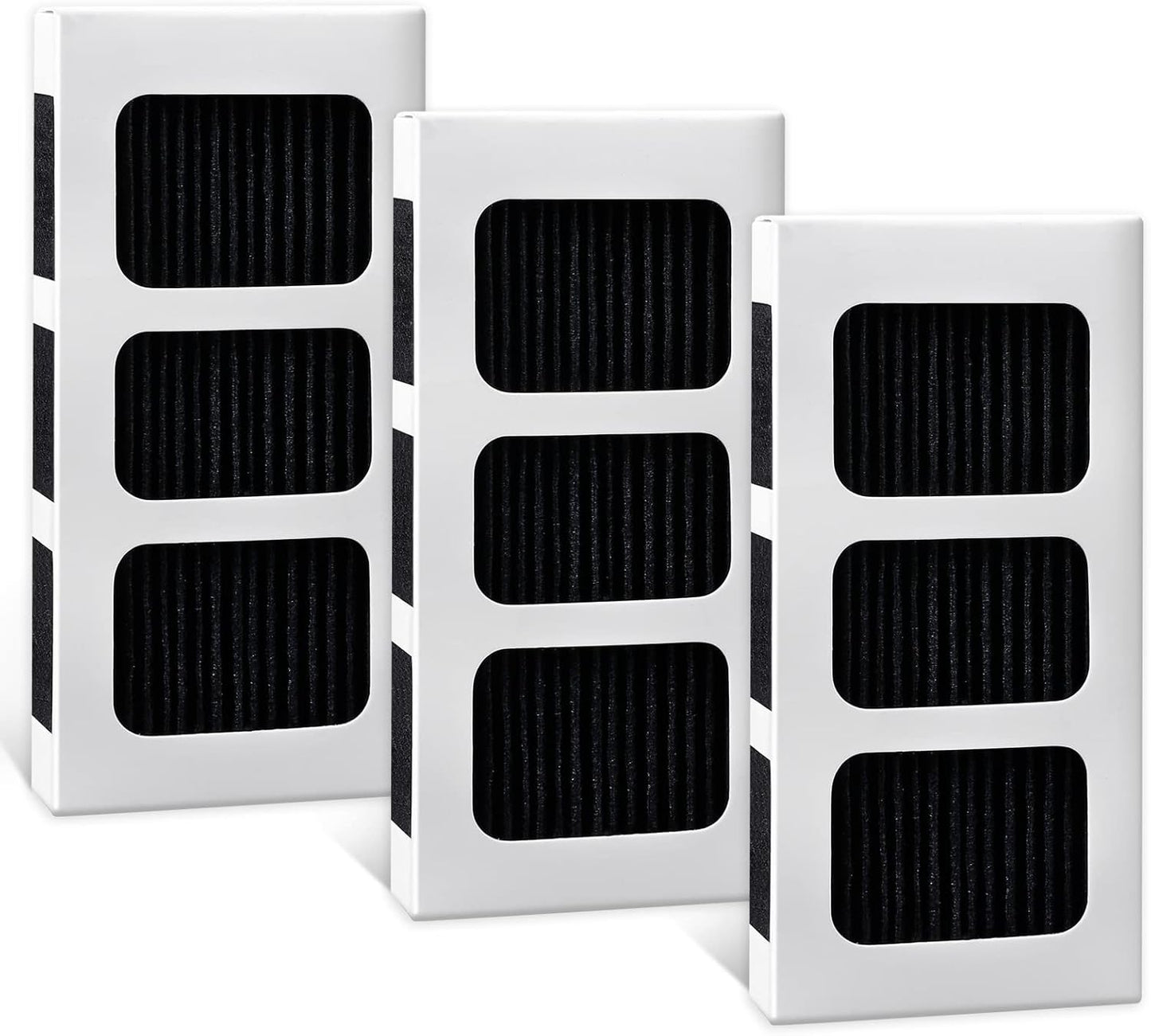 KEEPOW Paultra2 Refrigerator Air Filter Compatible with Frigidaire Pureair Ultra 2, Pure Air Ultra 2, Pureair Ultra ii, Electrolux 242047805, 5303918847, EAP12364179 (3 Pack)