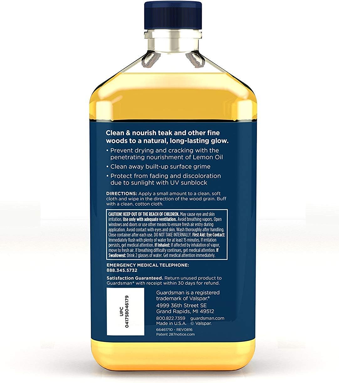 Guardsman Revitalizing Lemon Oil For Wood Furniture - 16 oz (2)
