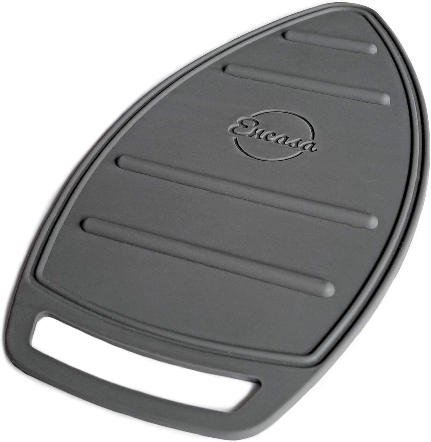 Encasa XO Silicon Mat for Hot Iron Rest - Heat Resistant, Anti - Slip, Thicker Pad for Protecting Your Table During Ironing, Non-Burning, Machine Washable, Durable - Grey