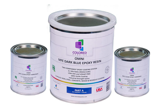colored epoxies Dark Blue Epoxy Resin for Bar Tops, Table Tops, Wood, Concrete, Epoxy Art & Craft 1.5 Gallon