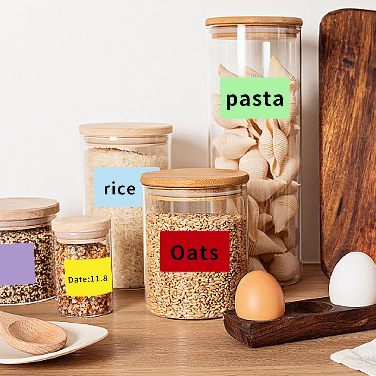 2×3 Inch Red Removable Thermal Labels,Self-Adhesive Square Direct Thermal Labels,300 Sheets per Roll with Perforated Lines