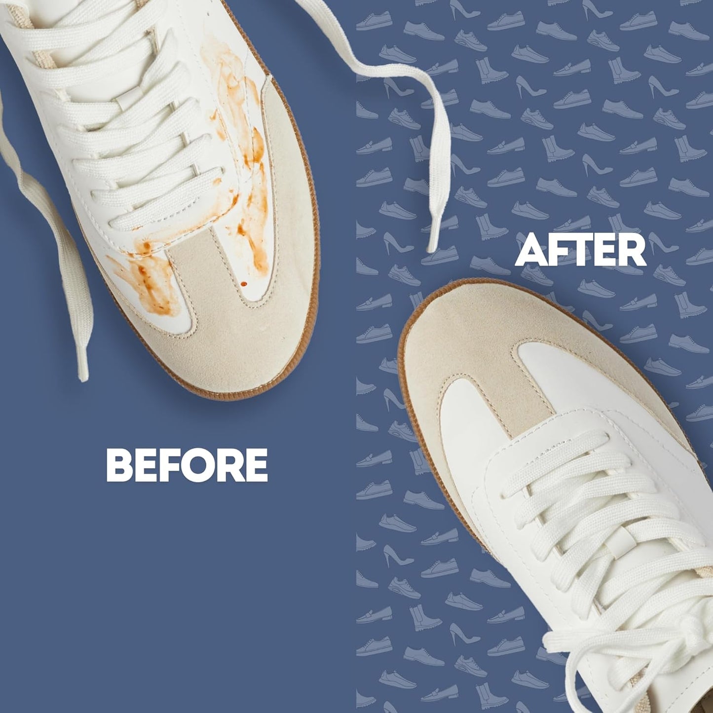 Swanky Shoe Cleaner Wipes - Leather and Sneaker Cleaner, Removes Dirt, Grime and Stains, Quick & Easy Shoe Sole and Boot Cleaning Wipes, Essential Shoe Cleaning Supplies - Canister, 100 Count, White