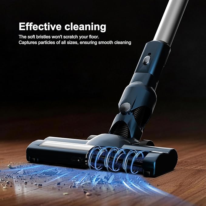 Corded Stick Vacuum Cleaner for Home Pet Hair & Hard Floors,500W 16.7Ft Power Cord Ultra-Lightweight Vacuum Cleaner with Powerful Suction for Tile and Low-Pile Carpet Handheld Vac(VA002)