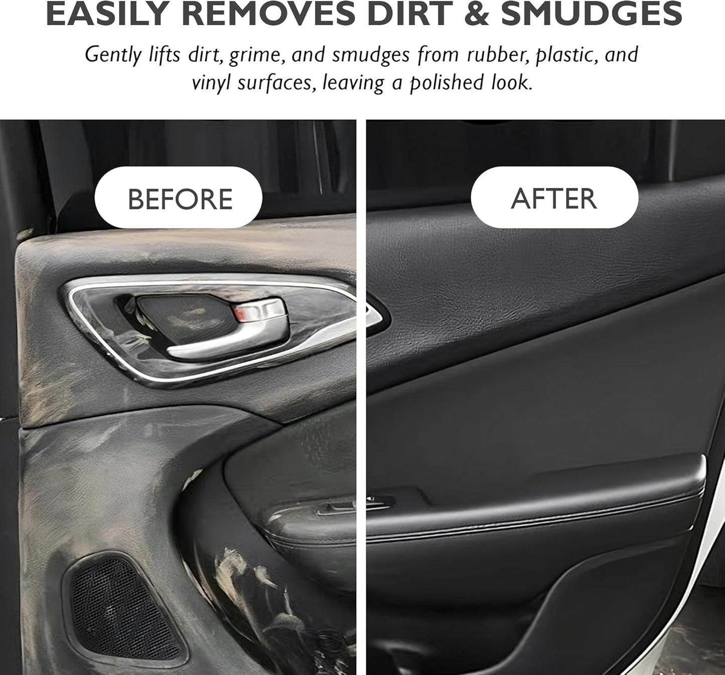 Interior Cleaner Cleans and Shines Rubber, Plastic, and Vinyl | All-Purpose Interior Cleaner for Dashboards, Door Panels, and More | Dries Quickly to a Non-Stick Finish (128 Fl Oz (Pack of 1))