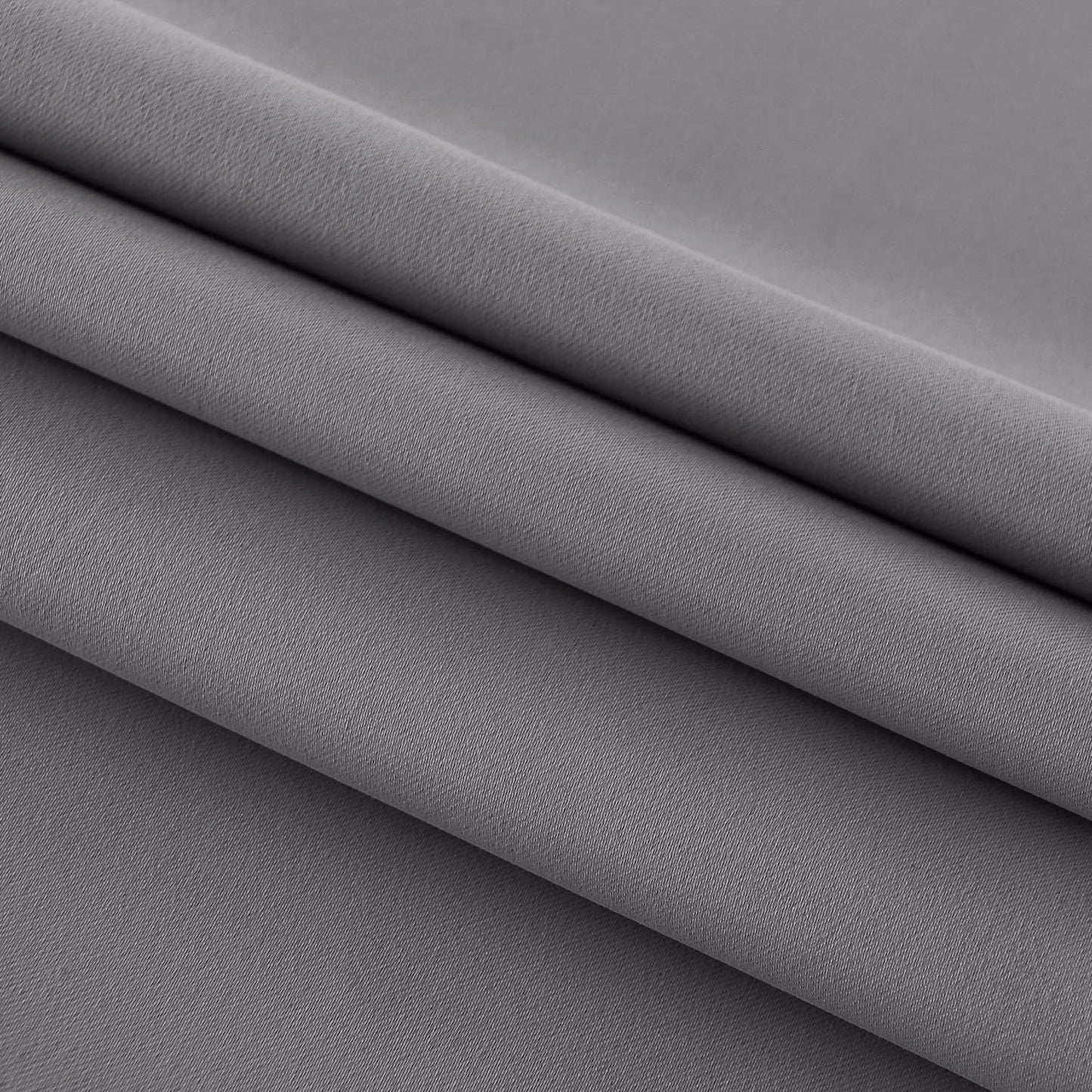 DWCN French Door Curtains – Rod Pocket Thermal Blackout Curtain for Doors with Glass Window, Kitchen and Patio Doors for Privacy, 12 X 72 Inches Long, 1 Curtain Panel with Tieback, Grey