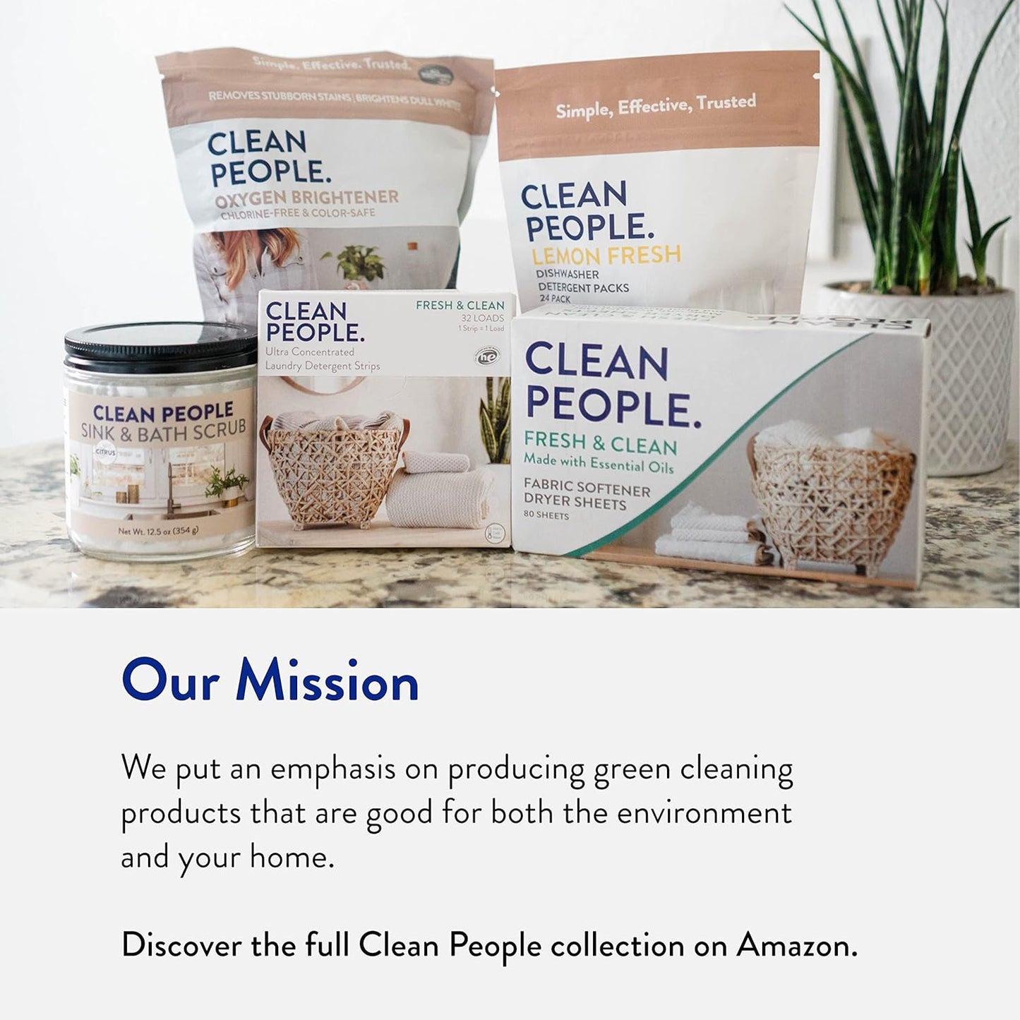 The Clean People Oxygen Brightener Stain Remover | Bleach Alternative, Simple Ingredients, Brightens Dull Whites AND Colors | 79 oz