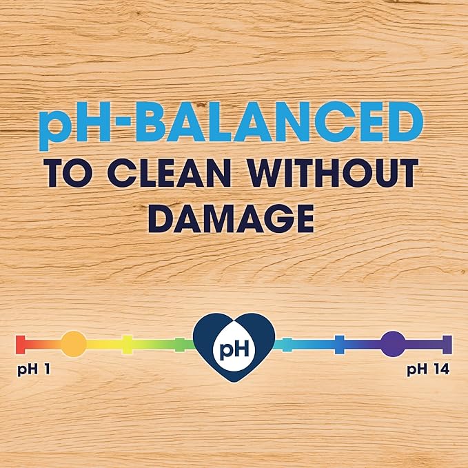 Pledge pH-Balanced Multisurface Spray, Gently Clean 101 Surfaces, Remove Dust and Messes, No Residue - Rainshower Scent, 9.7oz, Pack of 6