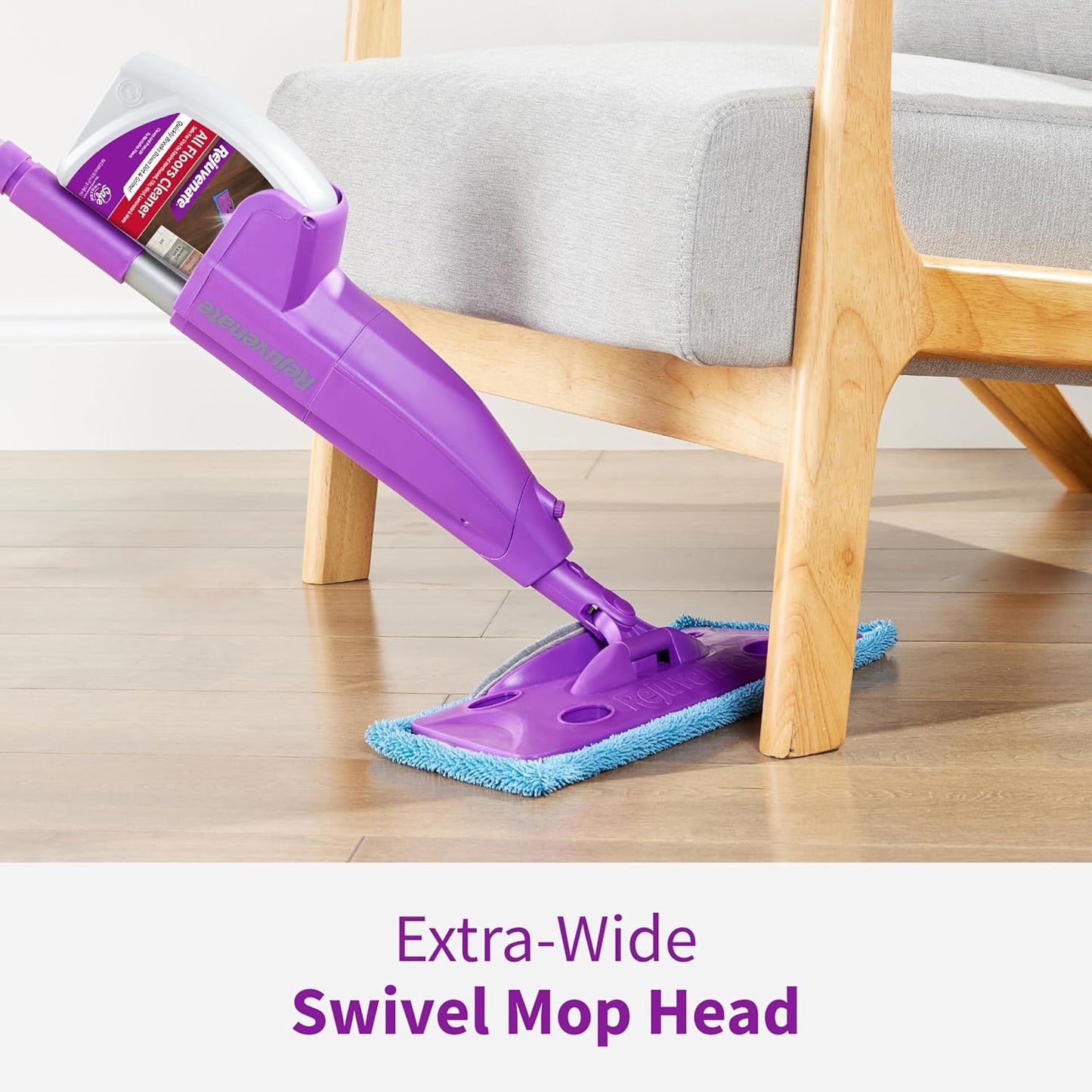 Rejuvenate Click N Clean Multi-Surface Spray Mop All-in-One Kit Cleans and Revitalizes Floors, 1 Count