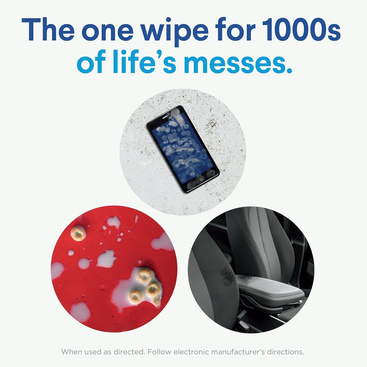 Clorox Disinfecting On The Go Travel Wipes, Fresh Scent, 9 Count, Pack of 24 (Package May Vary)