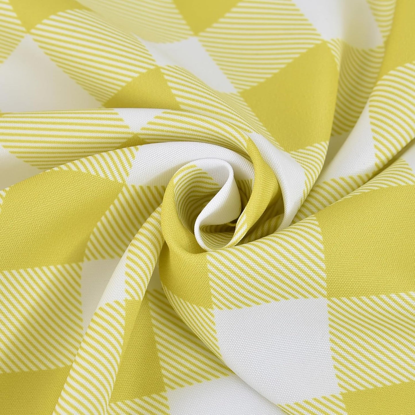 Classic Gingham Buffalo Tablecloth Fabric - Oblong 58x144 Inch Water Proof Checkered Table Cloth for Indoor Outdoor - Table Cover for Birthday, Picnics, BBQs, and Parties