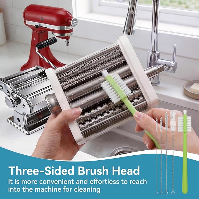Heavy-Duty Multi-Purpose Kitchen Brush Set | for Meat Grinder, Mixer & Home Cleaning | Complete Kit for Stubborn Residue Removal (16-Piece Set)