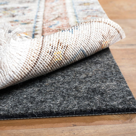 BAGAIL Felt and Natural Rubber Backing Rug Pads 1/4” Thick, 8 x 11 Ft Non Slip Rug Gripper Keep Rugs in Place, Under Area Rug Protective Cushioned Pads, Carpet Runners, Hardwood Floors Protection
