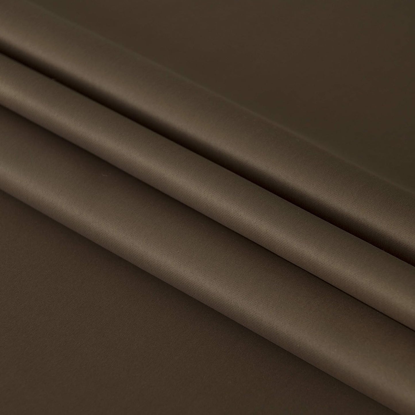 DWCN French Door Curtains – Rod Pocket Thermal Blackout Curtain for Doors with Glass Window, Kitchen and Patio Doors for Privacy, 54 X 40 Inch Length, 1 Curtain Panel with Tieback, Brown