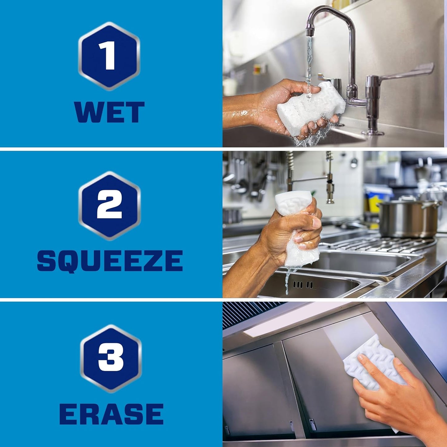 P&G Professional Mr. Clean Magic Eraser, Multi-Purpose Cleaner, 26 Count, Cleaning Sponge, Commercial Cleaning Supply, Commercial Grease Cleaner