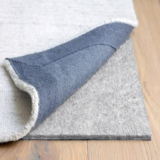 RUGPADUSA - Dual Surface - 4'x6' - 3/8" Thick - Felt + Rubber - Enhanced Non-Slip Rug Pad - Adds Comfort and Protection - for Hard Surface Floors