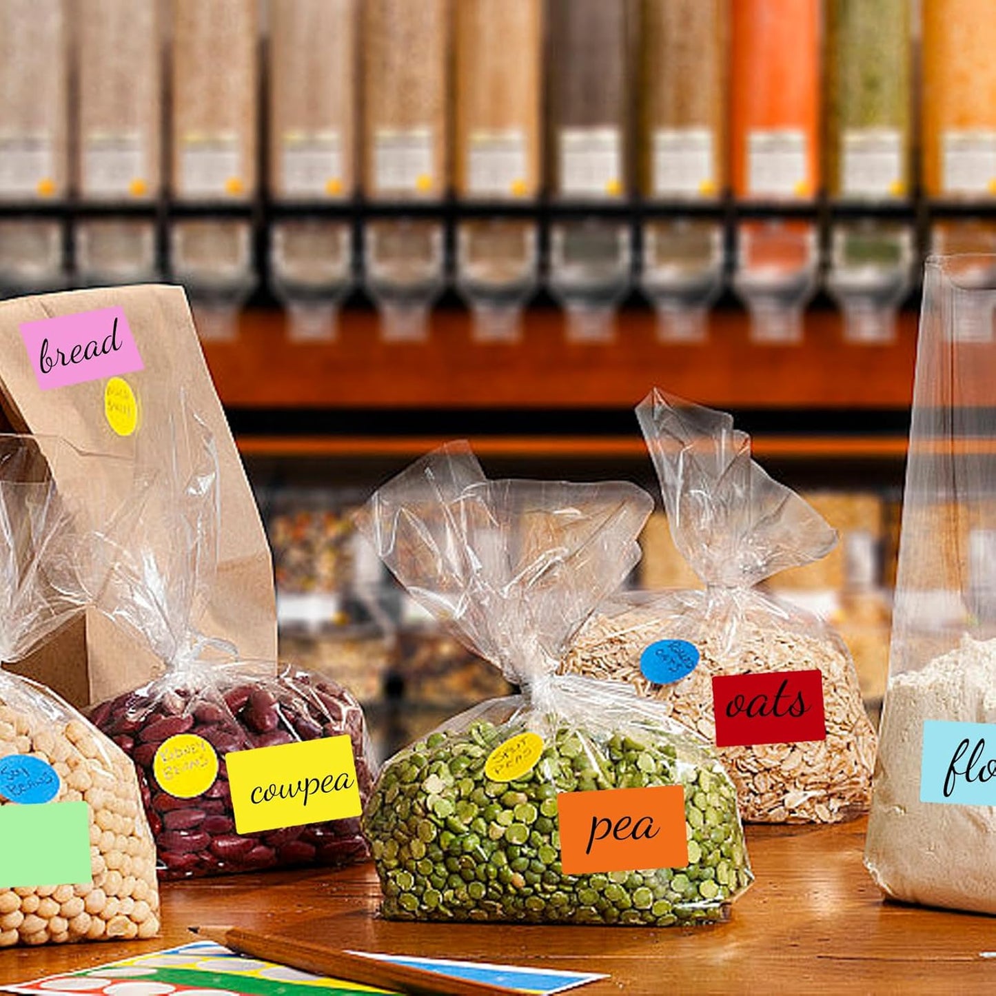 2×3 Inch Yellow Removable Thermal Labels,Waterproof Thermal Label Stickers,300 Sheets per Roll with Perforated Lines