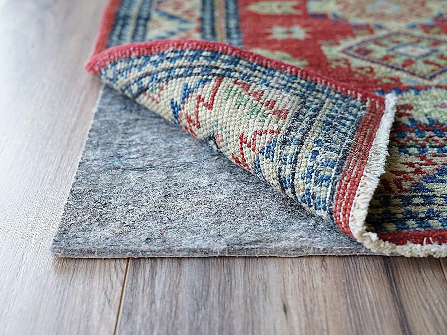 RUGPADUSA - Dual Surface - 2'x8' - 1/4" Thick - Felt + Rubber - Non-Slip Backing Rug Pad - Safe for All Floors