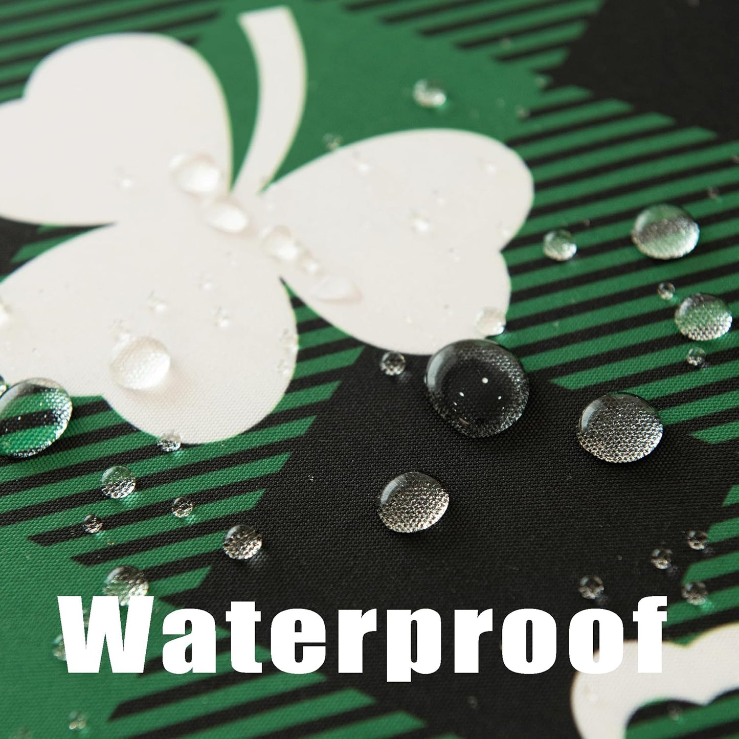 Saint Patricks Day Classic Buffalo Shamrock Tablecloth Fabric - Oblong 58x144 Inch Water Proof Checkered Table Cloth for Indoor Outdoor - Irish-Themed Gifts Table Cover for Holiday, Party