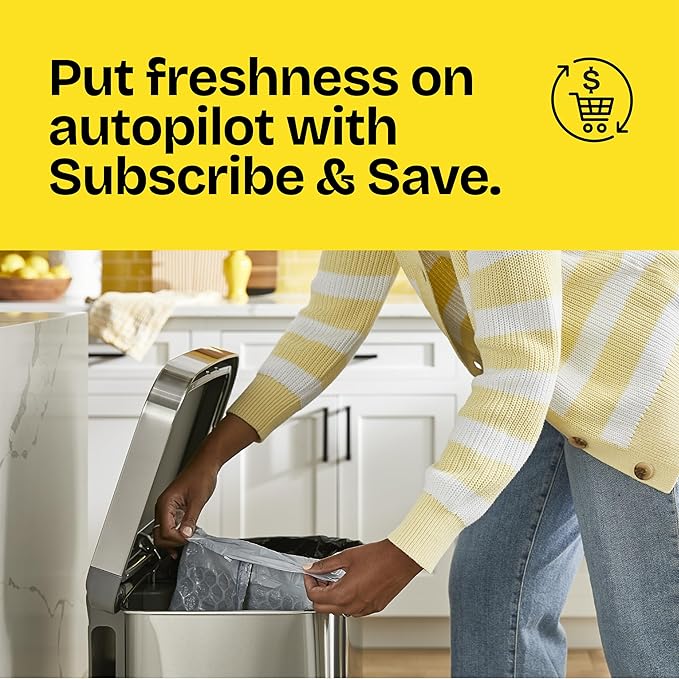 Glad ForceFlex Tall Kitchen Drawstring Trash Bags, 13 Gal, Fragrance Free, 140 Ct (Package May Vary)