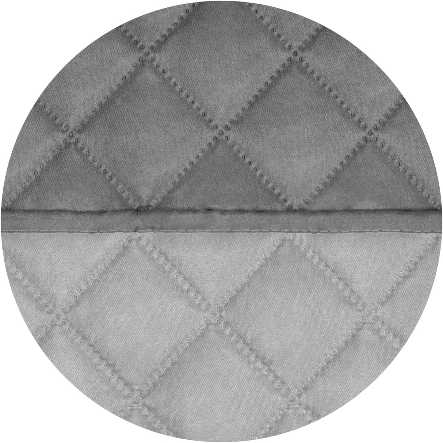 PureFit Reversible Quilted Sofa Cover, Water Resistant Slipcover Furniture Protector, Washable Couch Cover with Non Slip and Elastic Straps for Kids, Dogs, Pets (Oversized Chair, Gray/Light Gray)
