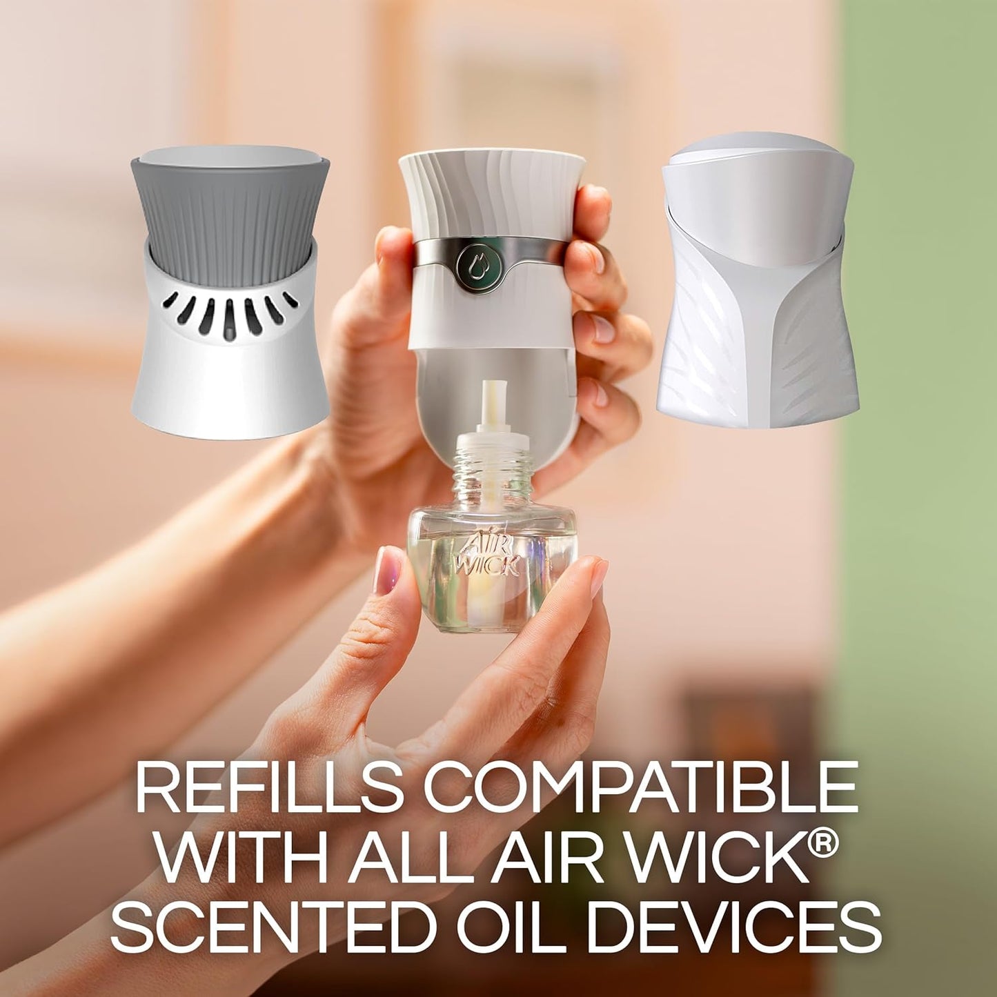 Air Wick Advanced Plug In Scented Oil Warmer, Advanced Gadget, Home Air Freshener (Pack of 4, Gadget Only, Refills Sold Separately)