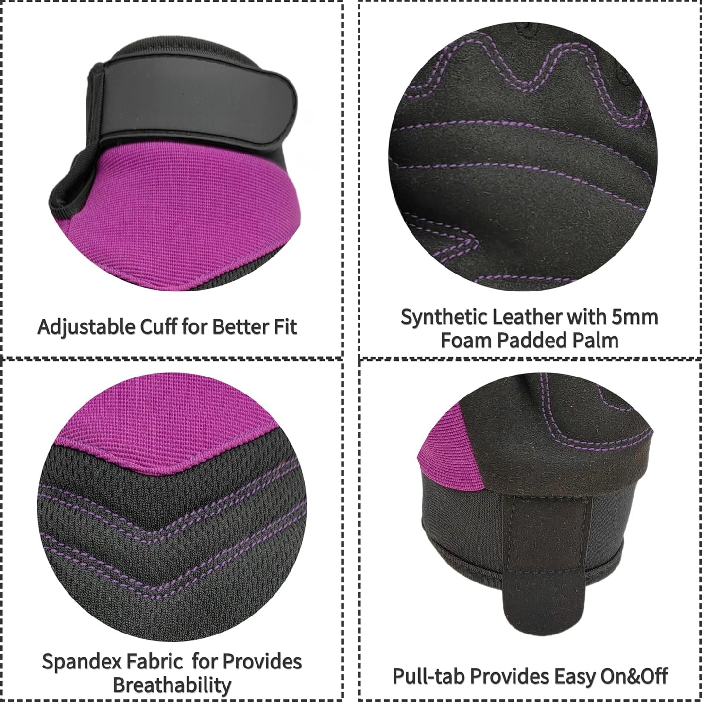 Thorn Proof&Puncture Resistant Gardening Gloves with Grip,Garden Gloves for Women, Leather Work Gloves,Gifts