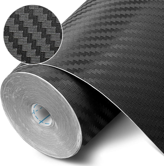 Self-Adhesive Shelf Liner Kitchen Liner, Waterproof Backed Paper Easy Peel and Stick Contact Liner Without Residue for Decor Your Desk Surface, Kitchen Countertops (Black, 17.5 x 236.2 inches)