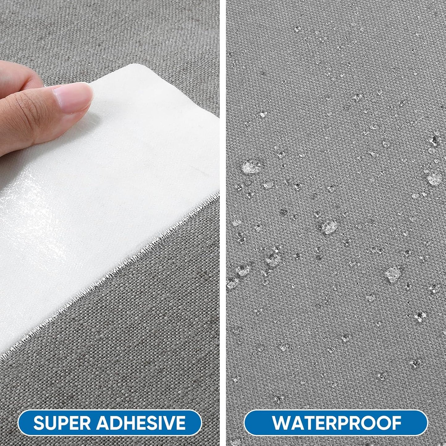 Oversized Canvas Patch 16 "x31, Self-Adhesive Waterproof Canvas Patch Set for Repairing Tents, Couch, Boat Covers, Camping Chairs, Awnings, Car Seats.(Dark Brown)