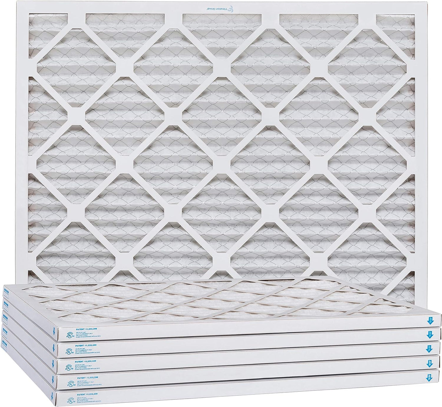 Aerostar 24x30x1 MERV 11, Pleated Air Filter, 23 1/2" x 29 1/2" x 3/4", Box of 6, Made in the USA