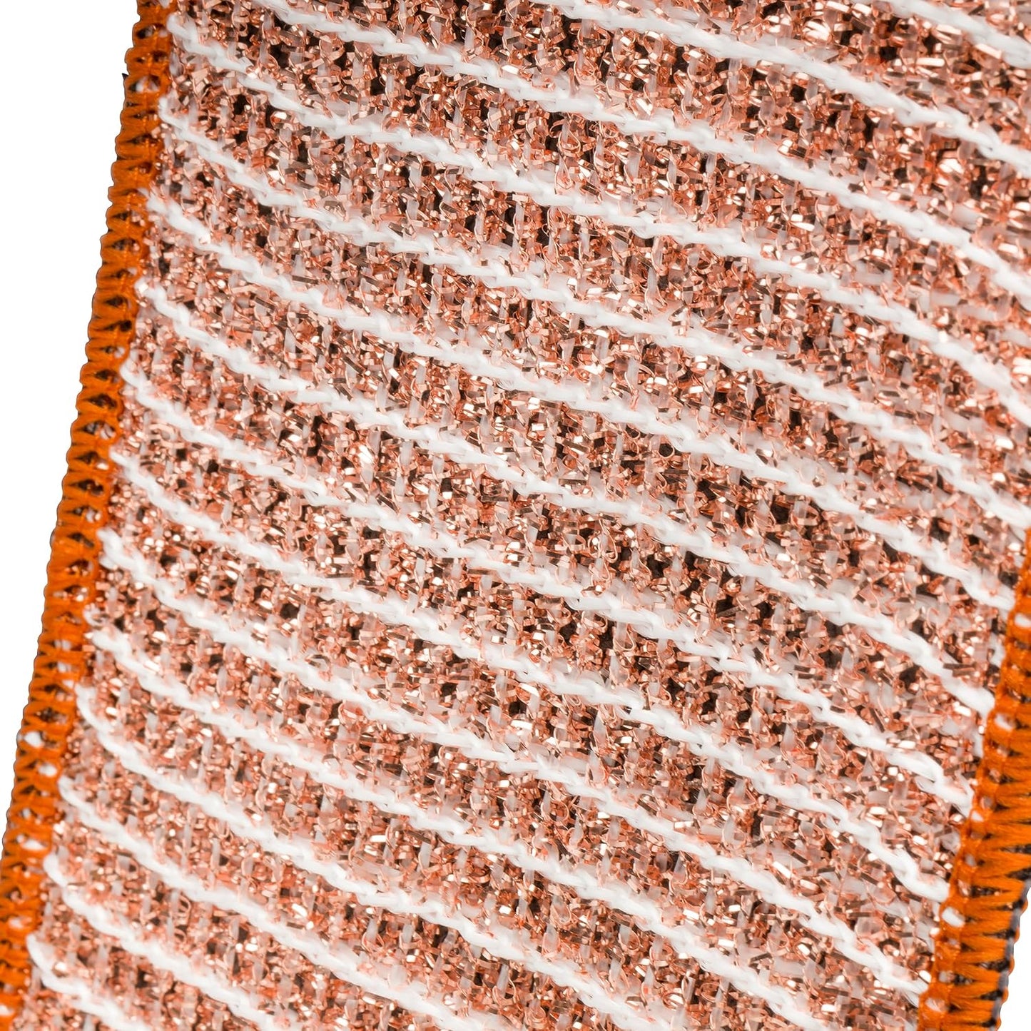 Redecker 2-Ply Woven Copper Scrubbing Cloth & Microfiber Cleaning Wipe – Dual-Surface, Non-Scratch, Reusable & Machine Washable Real Copper Pads for Kitchen & Home – Set of 2