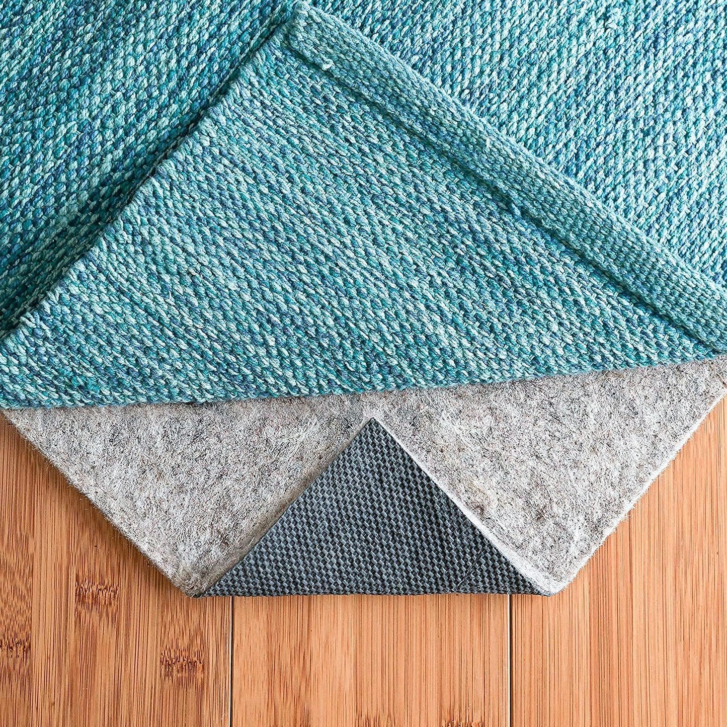 RUGPADUSA - Dual Surface - 2'x8' - 1/4" Thick - Felt + Rubber - Non-Slip Backing Rug Pad - Safe for All Floors