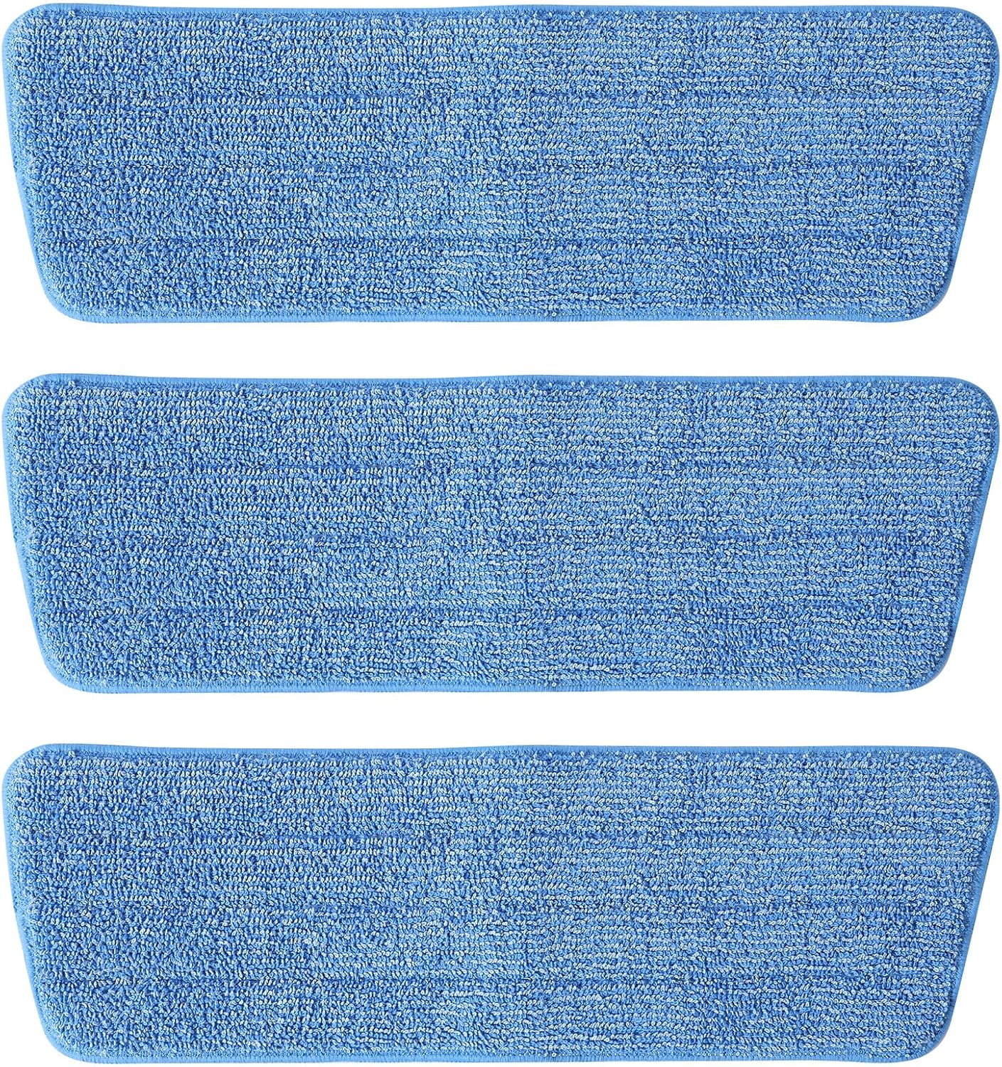 3 Pack Microfiber Mop Pads, Mop Replacement Pads Refills Floor Spray Mop Pads Wet Moping Pads Refill Reusable Pads Suitable for All Spray Mops Cleaning