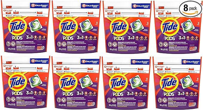 Tide Pods HE Spring Meadow 16 Pacs (8 Count)