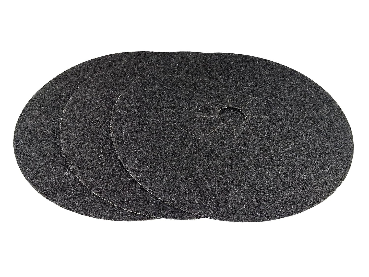 Starcke 16'' x 2'' Silicon Carbide Slotted Edger Floor Sanding Discs (10 Pack, 50 Grit)